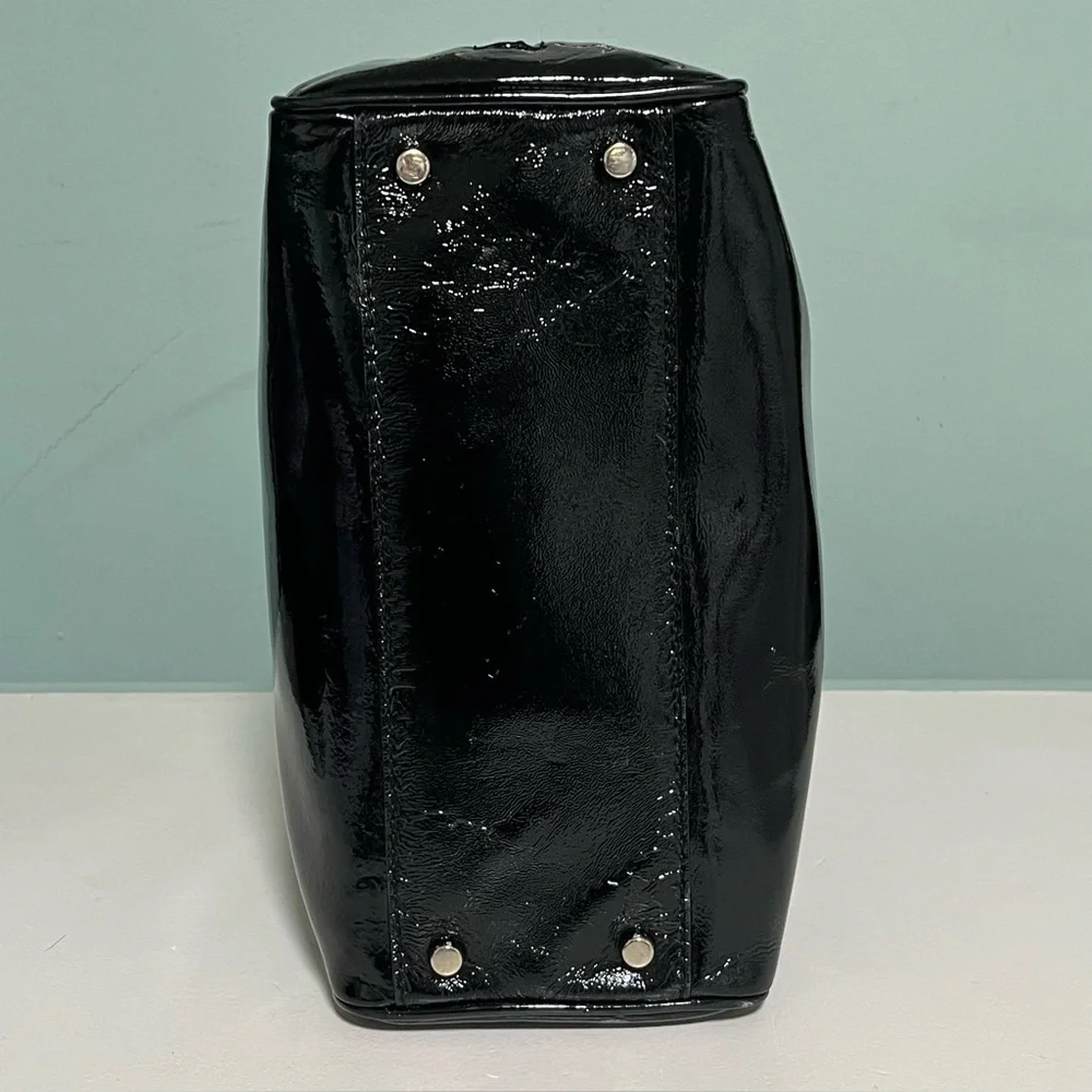 KATE SPADE 'PRIMROSE HILL - Black patent leather Satchel GOLDIE' BAG